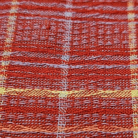 Mordenmiss Artisan Linen Patchwork Dress | Oversized Wabi-Sabi 26” P2P - Picture 9 of 12